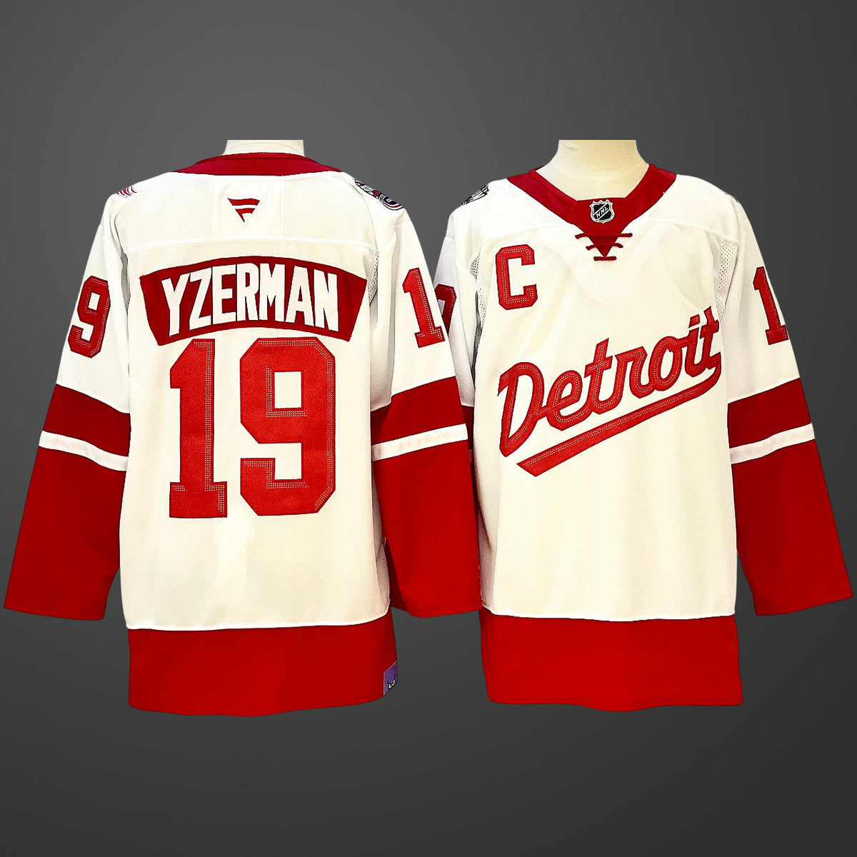 #19 Steve Yzerman Detroit Red Wings Jersey