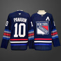 #10 Artemi Panarin Blue New York Rangers Jersey