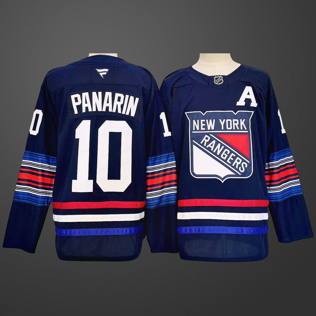 #10 Artemi Panarin Blue New York Rangers Jersey