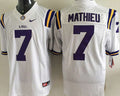 2015 LSU Tigers #7 MATHIEU Stitched Jersey