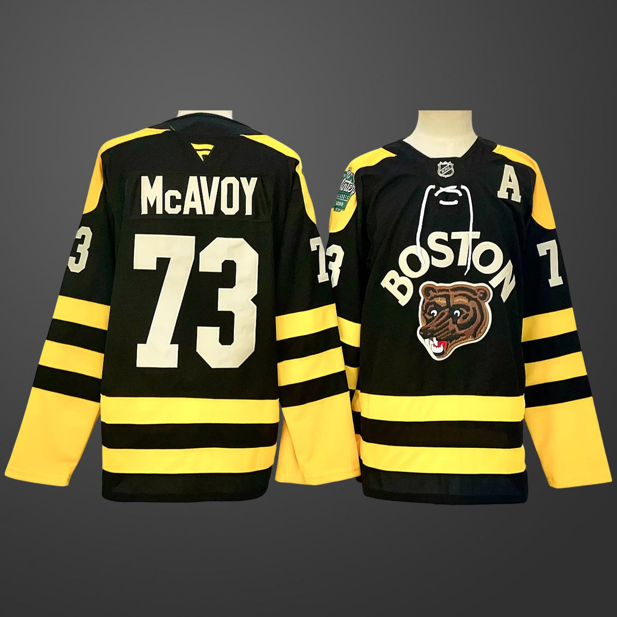 #73 Charlie McAvoy Boston Bruins Jersey