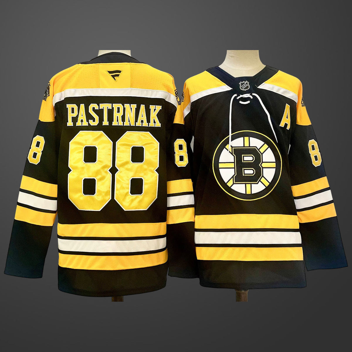 Boston Bruins #88 David PASTRNAK Hockey Jersey