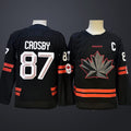 Youth Hockey Canada #87 Sidney Crosby Black 2026 Olympic Stitched Jersey “C” Patches