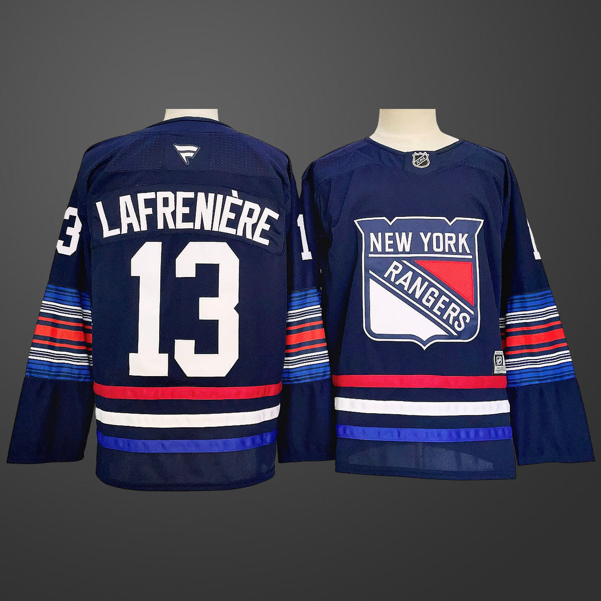 #13 Alexis LAFRENIERE New York Rangers Jersey