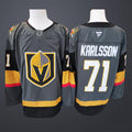 Men’s Vegas Golden Knights William Karlsson #71 Fanatics Gray Player Jersey