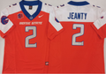 Boise State Broncos Orange White #2 JEANTY Stitched Jersey