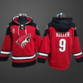 Men’s Arizona Coyotes #9 Keller Stitched Hoodie