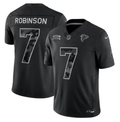 Men’s Atlanta Falcons #7 Bijan Robinson 2026 Salute to Service Black Limited Stitched Jersey