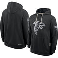 Men’s Atlanta Falcons Nike Black 2026 Salute to Service Sideline Dri-FIT Pullover Hoodie