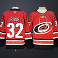 Men’s Carolina Hurricanes #32 BUSSI Stitched Jersey