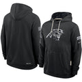 Men’s Carolina Panthers Nike Black 2026 Salute to Service Sideline Dri-FIT Pullover Hoodie