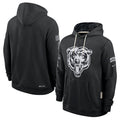 Men’s Chicago Bears Nike Black 2026 Salute to Service Sideline Dri-FIT Pullover Hoodie
