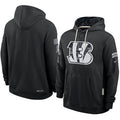 Men’s Cincinnati Bengals Nike Black 2026 Salute to Service Sideline Dri-FIT Pullover Hoodie