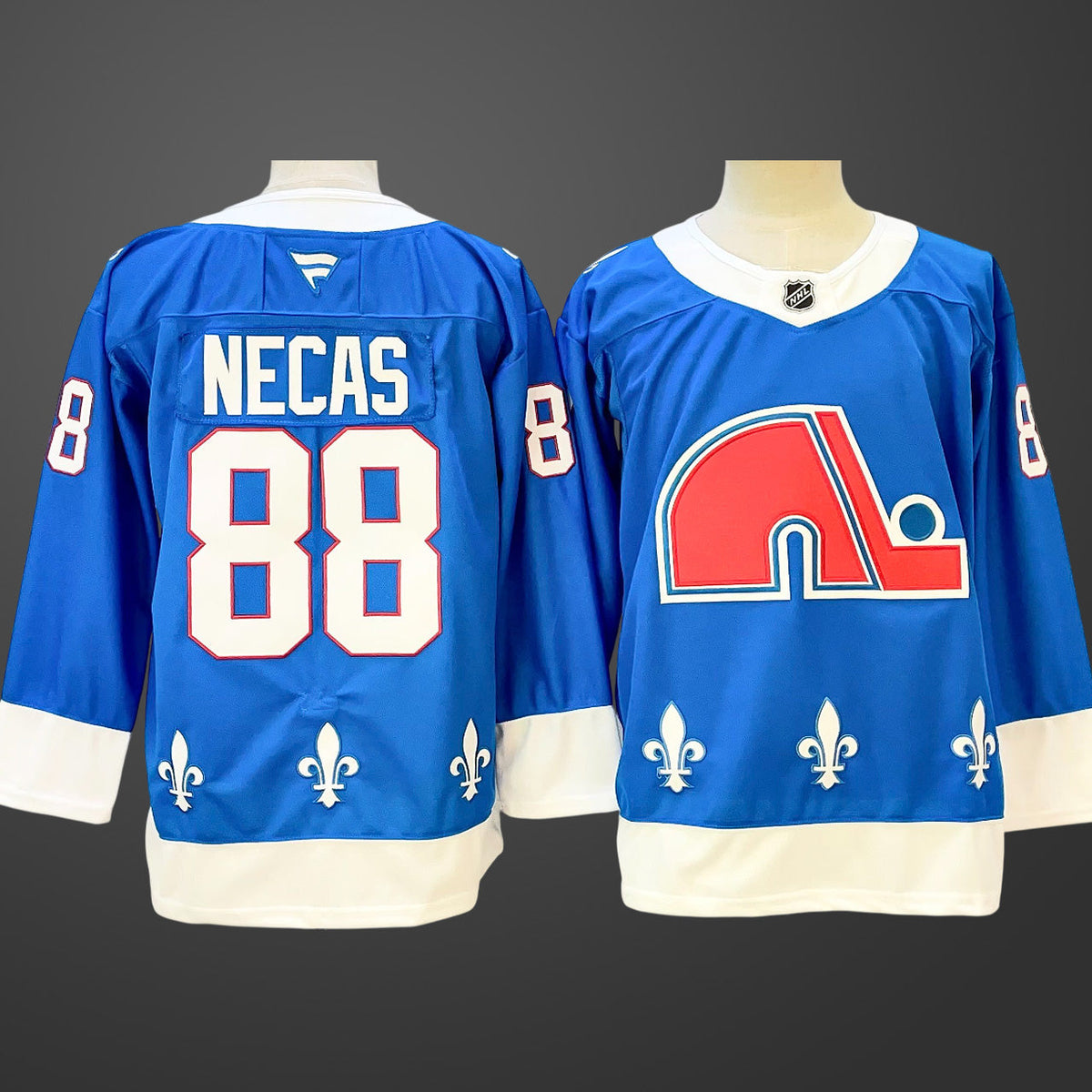 Men’s Colorado Avalanche #88 NECAS Blue 2025-26 Alternate Stitched Jersey