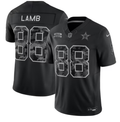 Men’s Dallas Cowboys #88 CeeDee Lamb 2026 Salute to Service Black Limited Stitched Jersey