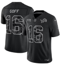 Men’s Detroit Lions #16 Jared Goff 2026 Salute to Service Black Limited Stitched Jersey