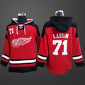 Men’s Detroit Red Wings #71 Dylan Larkin Stitched Hoodie
