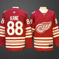 Men’s Detroit Red Wings #88 Patrick Kane Red 2025-26 Centennial Premium Stitched Jersey