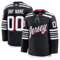 Men’s Fanatics Black New Jersey Devils Alternate Premium Custom Jersey