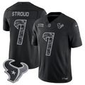 Men’s Houston Texans #7 C.J. Stroud 2026 Salute to Service Black Limited Stitched Jersey