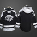 Men’s Los Angeles Kings Team Blank Black Stitched Hoodie