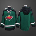 Men’s Minnesota Wild Team Blank Stitched Hoodie