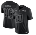 Men’s New England Patriots #10 Drake Maye 2026 Salute to Service Black Limited Stitched Jersey