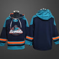 Men’s New York Islanders Navy Team Blank Stitched Hoodie