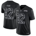 Men’s Seattle Seahawks #12 Fan 2026 Salute to Service Black Limited Stitched Jersey