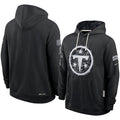 Men’s Tennessee Titans Nike Black 2026 Salute to Service Sideline Dri-FIT Pullover Hoodie