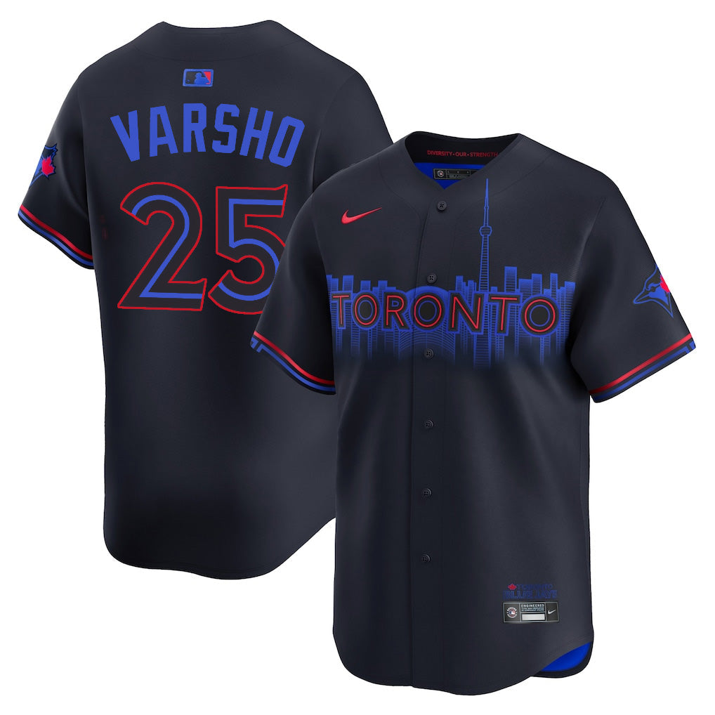 Men’s Toronto Blue Jays Anthony Santander #25 Black 2024 City Connect Limited Jersey