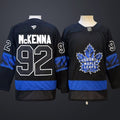 Men’s Toronto Maple Leafs #92 Gavin McKENNA Black Stitched Jersey