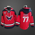 Men’s Washington Capitals #77 OSHIE Stitched Hoodie Red