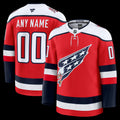 Men’s Washington Capitals Fanatics Red Alternate Premium Custom Jersey