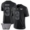 Men’s Washington Commanders #3 Stefon Diggs 2026 Salute to Service Black Limited Stitched Jersey