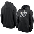 Men’s Washington Commanders Nike Black 2026 Salute to Service Sideline Dri-FIT Pullover Hoodie