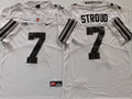 Ohio State Buckeyes White #7 STROUD Stitched Jersey