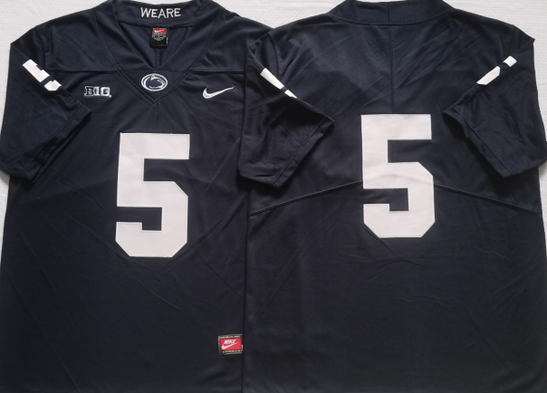 Penn State Nittany Lions Blue #5 Stitched Jersey