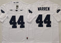 Penn State Nittany Lions White #44 WARREN Stitched Jersey