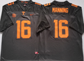 Tennessee Volunteers GRAY #16 MANNING Stitched Jersey