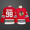 Youth Chicago Blackhawks #98 Connor Bedard Red Stitched Hockey Jersey
