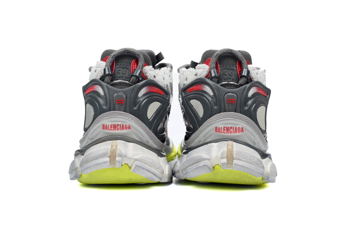 Balenciaga Runner Black White Red Neon Yellow 677402 W3RB2 9167
