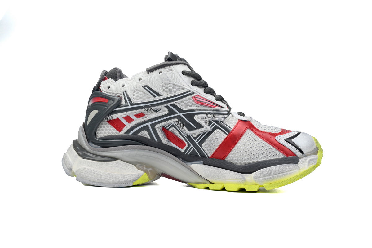 Balenciaga Runner Black White Red Neon Yellow 677402 W3RB2 9167