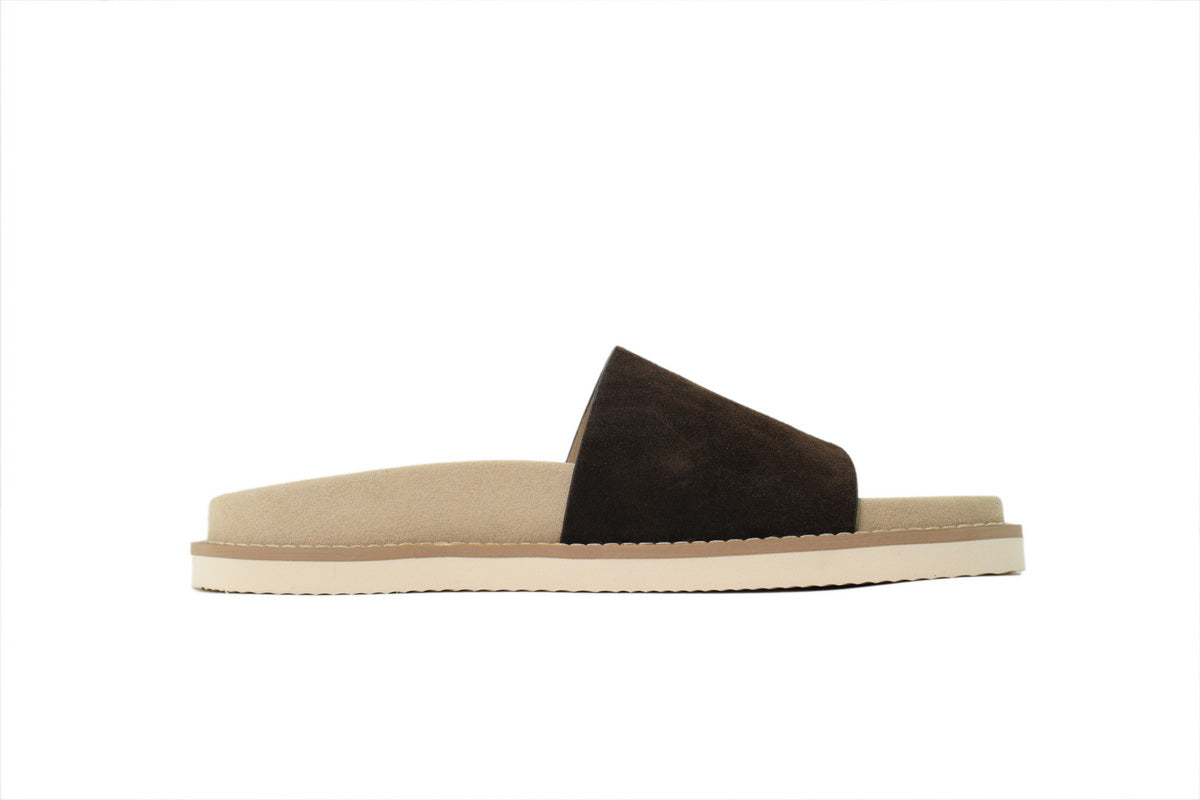 Brunello Cucinelli Slide Sandals Coffee