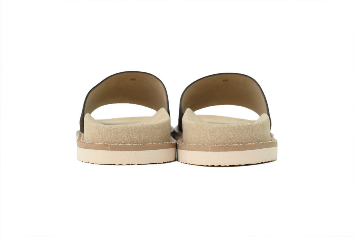 Brunello Cucinelli Slide Sandals Coffee