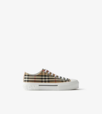 Burberry Check canvas sneakers