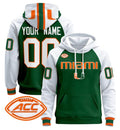 Unisex Custom Miami Hurricanes Football Hoodie All Stitched