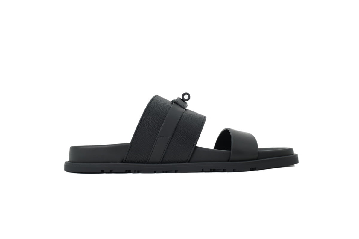 Hermes Jackson Sandal All Black