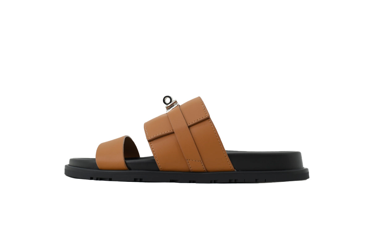 Hermes Jackson Sandal Brown