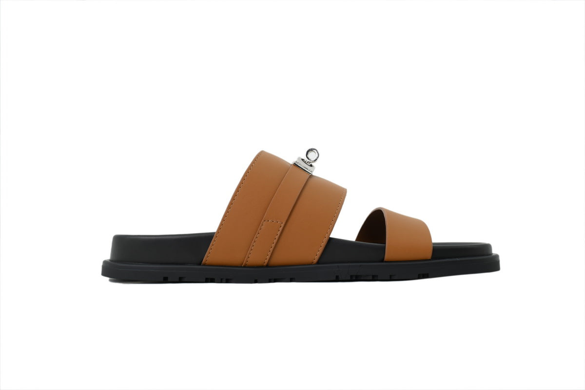 Hermes Jackson Sandal Brown
